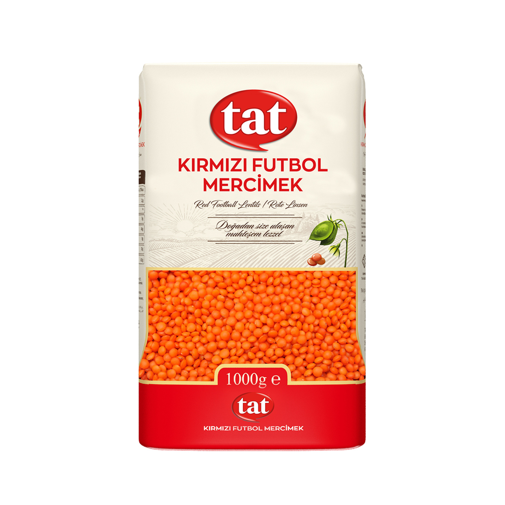 Tat  Kırmızı Mercimek 1 Kg