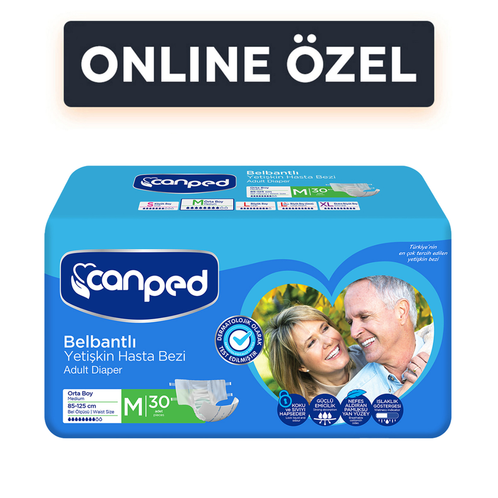 Canped Belbantlı Hasta Bezi Orta 30'lu