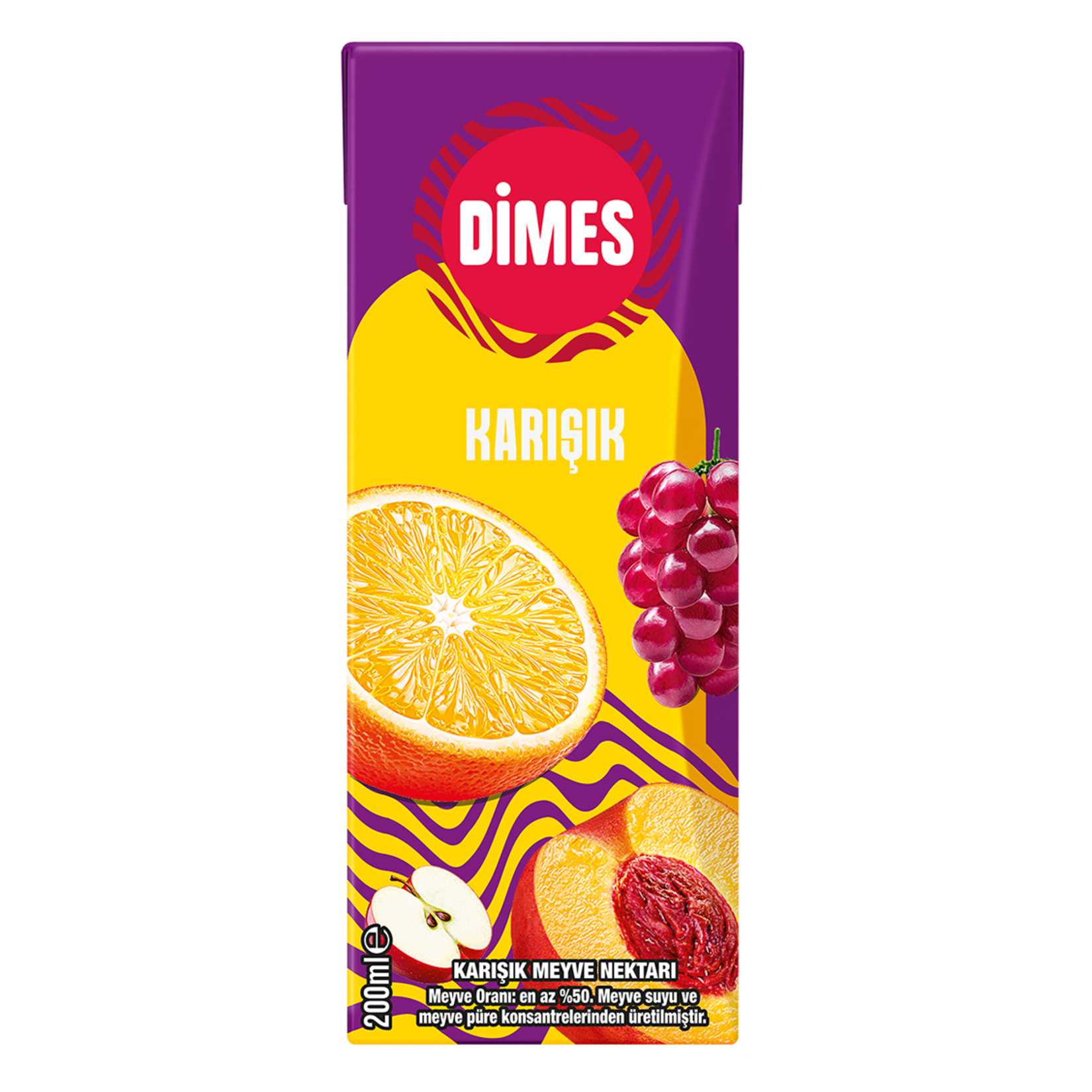 Dimes Karışık Meyve Nektarı 200 Ml