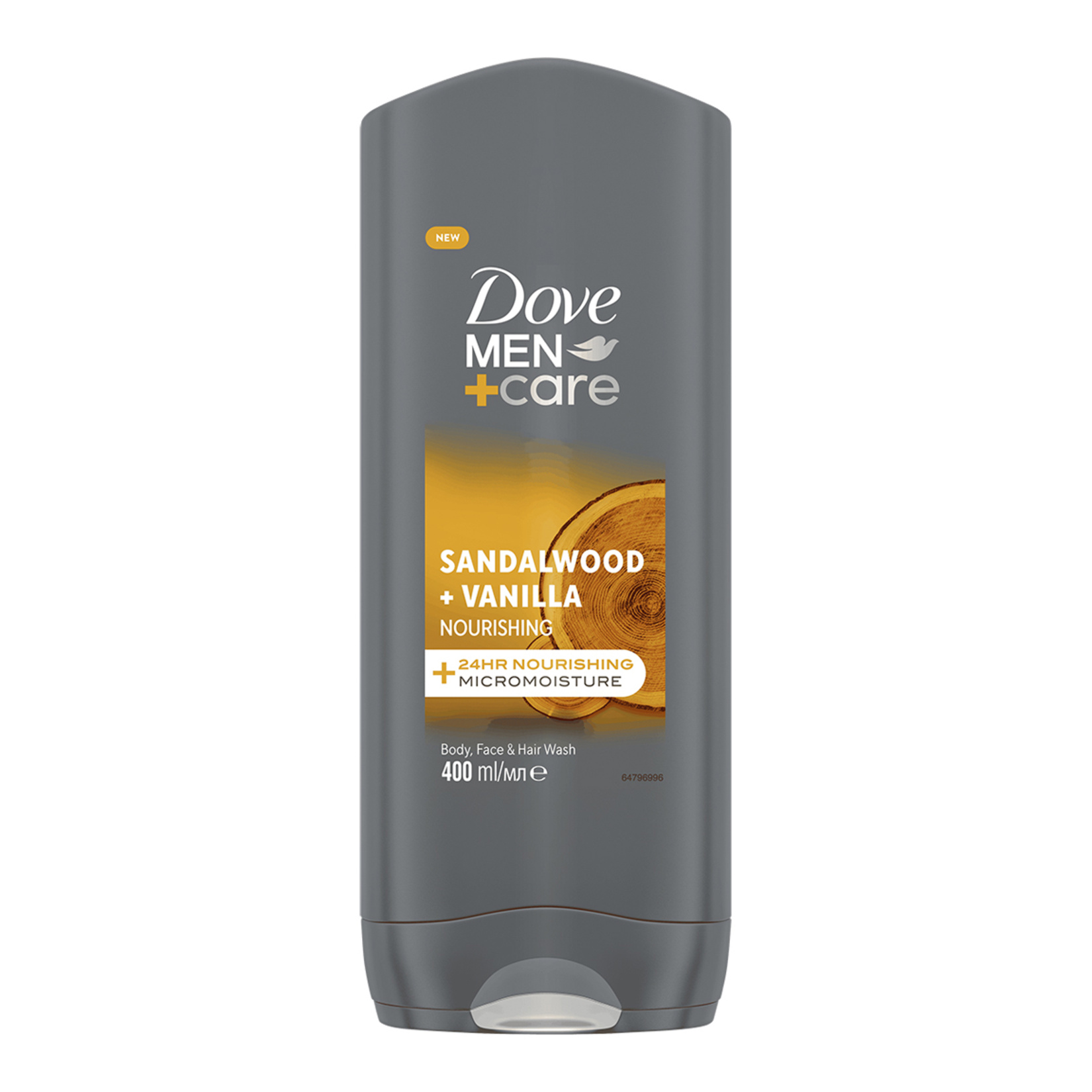 Dove Men +Care Sandalwood + Vanilla Duş Jeli 400 Ml