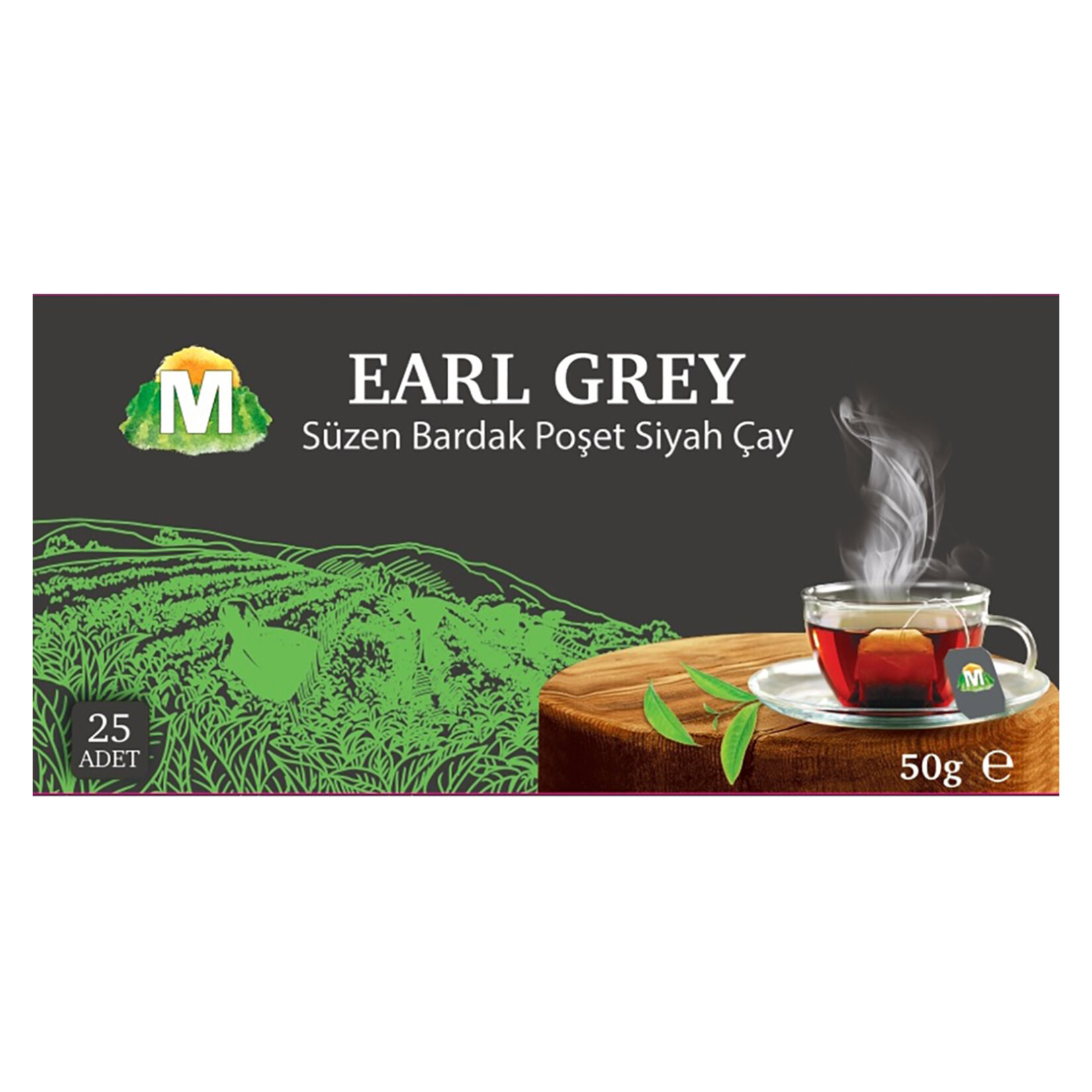 Migros Bergamot Aromalı Bardak Poşet Siyah Çay 25'li 50 G