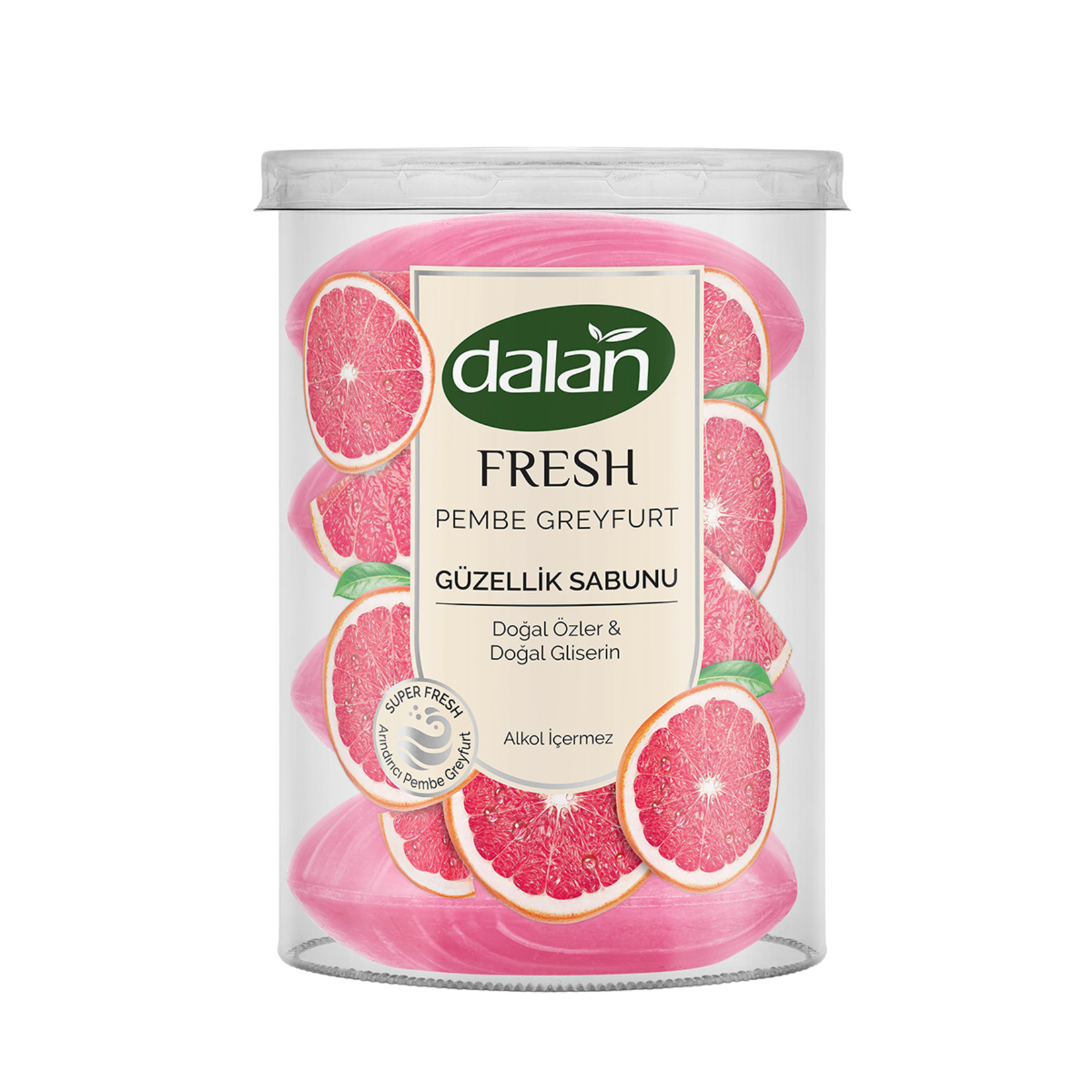 Dalan Fresh Pembe Greyfurt Güzellik Sabunu 4 x 110 G