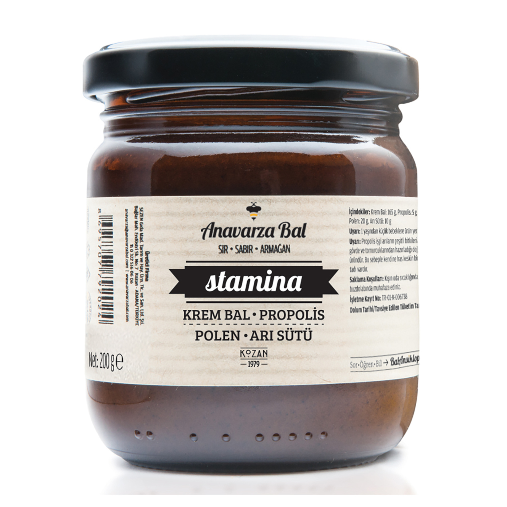Anavarza Stamina Krembal Propis Polen Arı Sütü 200 G