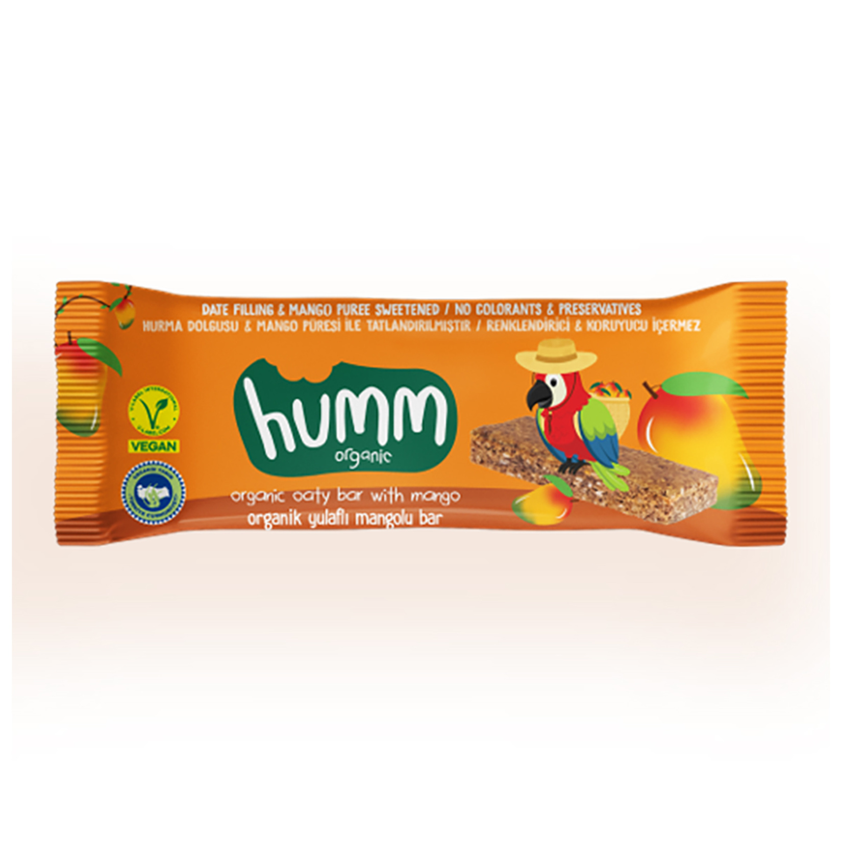 Humm Organic Yulaflı Mangolu Bar 27 G