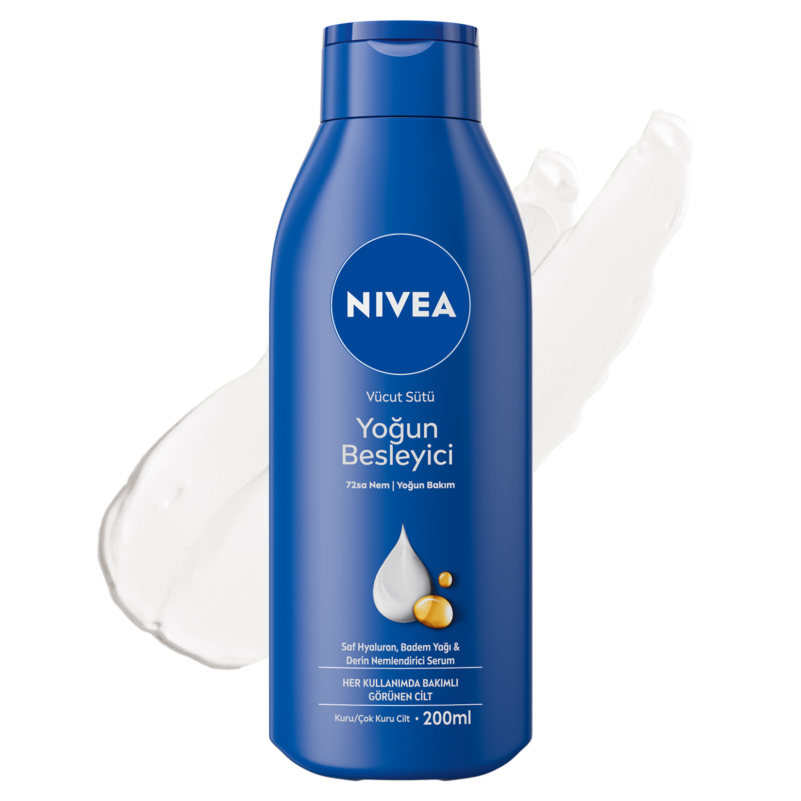 NIVEA Yoğun Besleyici ve Nemlendirici Vücut Sütü 200 Ml