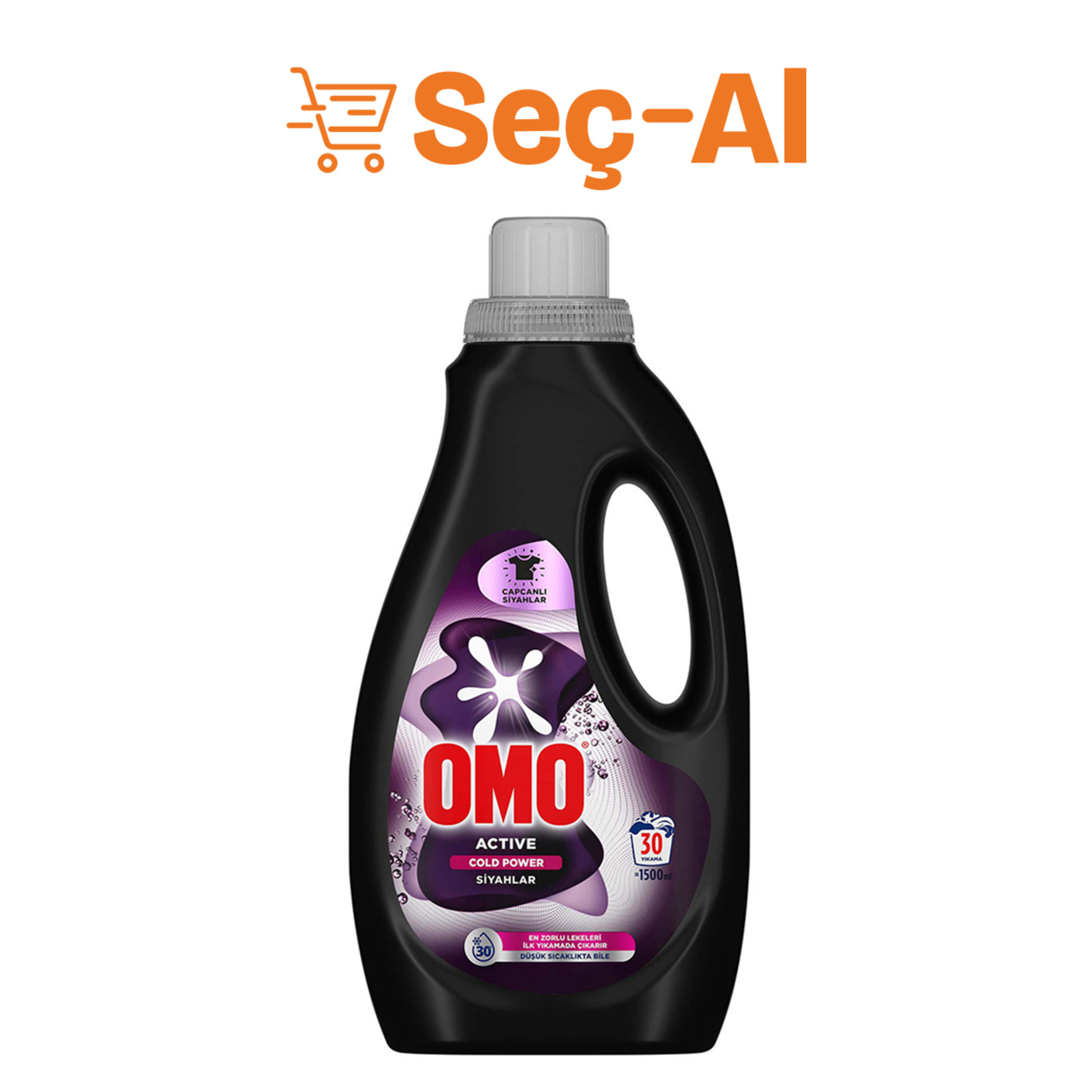Omo Active Cold Power Siyahlar İçin Sıvı Deterjan 1500 Ml