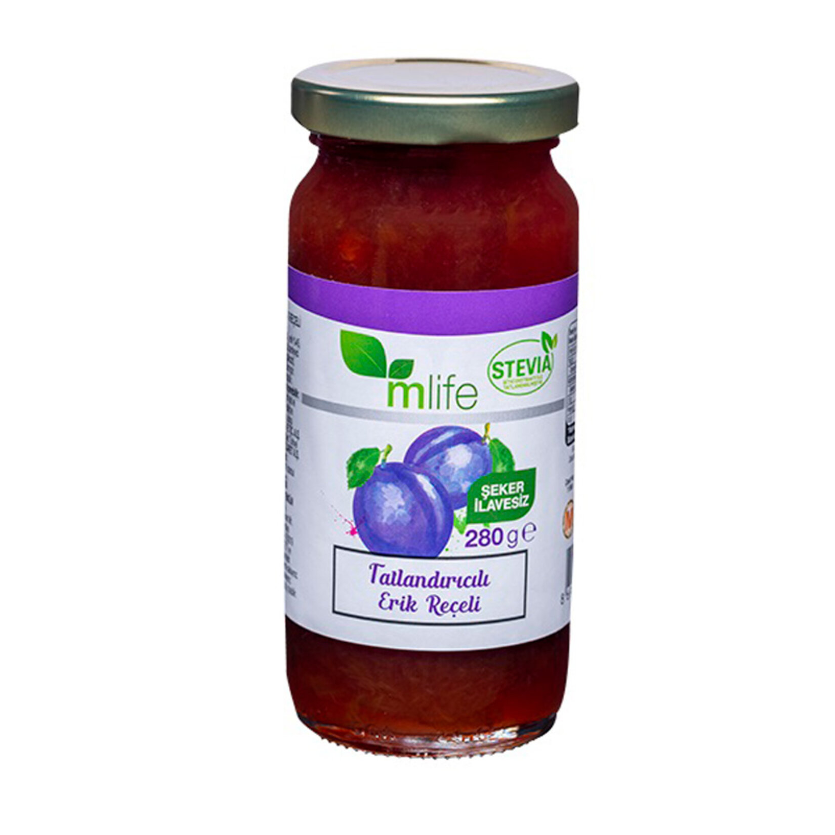 Mlife Tatlandırıcılı Erik Reçeli 280G