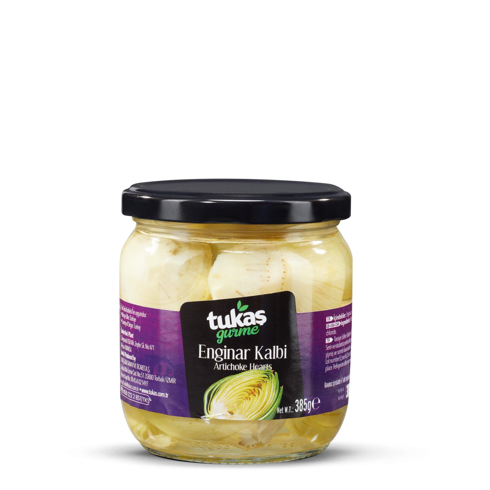 Tukaş Enginar Kalbi Cam 385 G