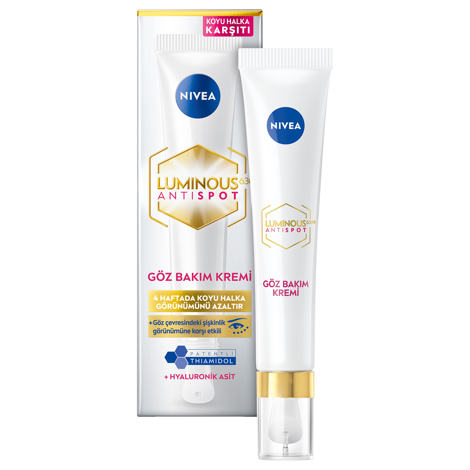 NIVEA Luminous630 Koyu Halka Karşıtı Göz Bakım Kremi 15 ml