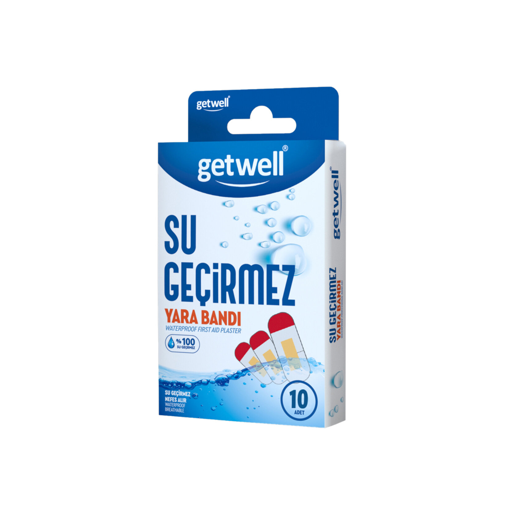 Getwell Su Geçirmez Yara Bandı 10'lu
