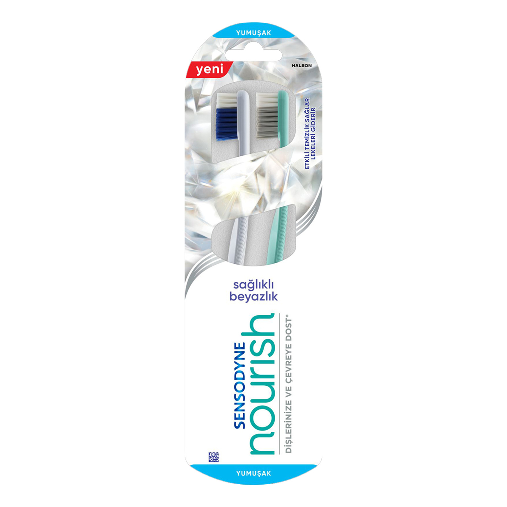 Sensodyne Nourish Sağlıklı Beyazlık Yumuşak Diş Fırçası 1+1
