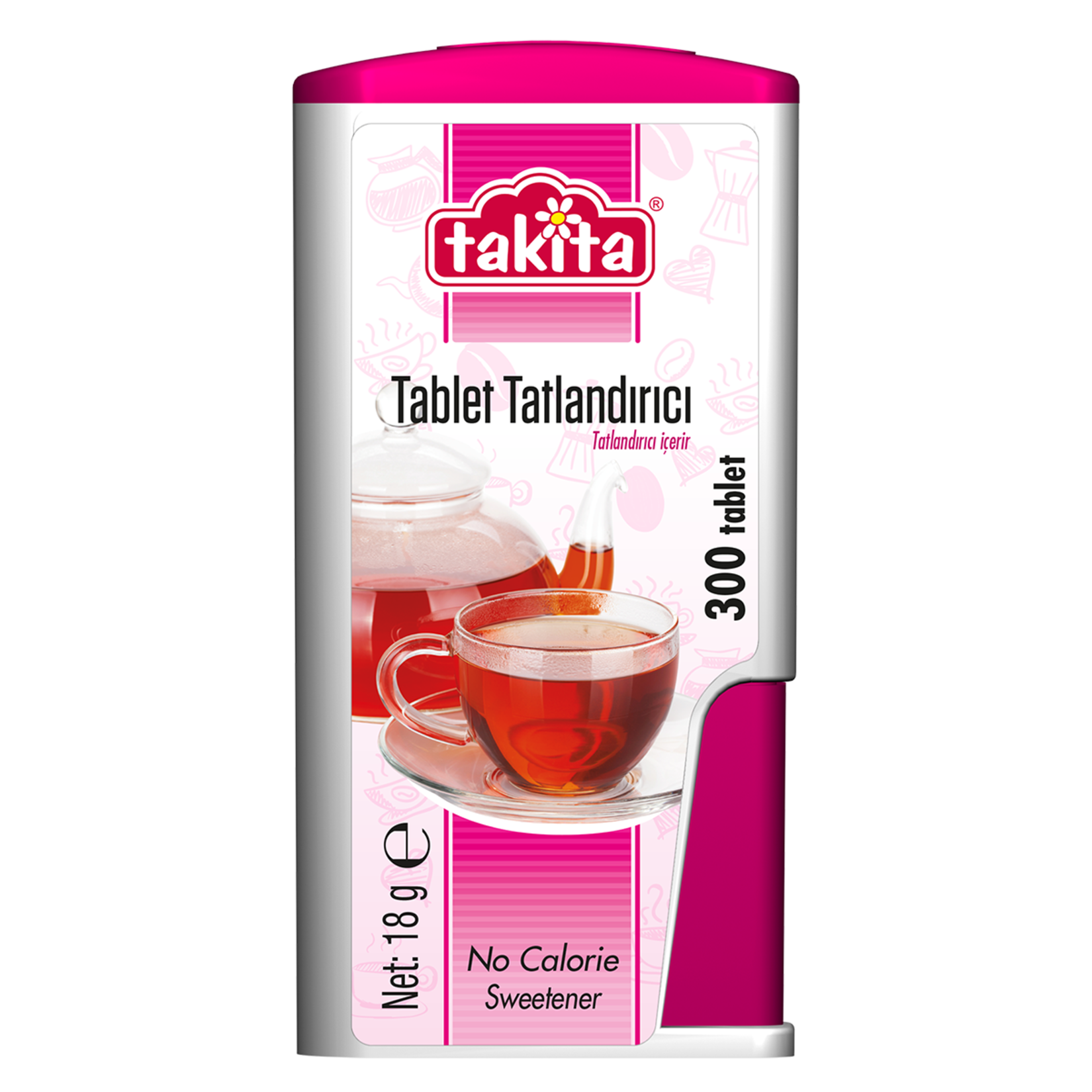 Takita Tablet Tatlandırıcı 300 Adet 18 G