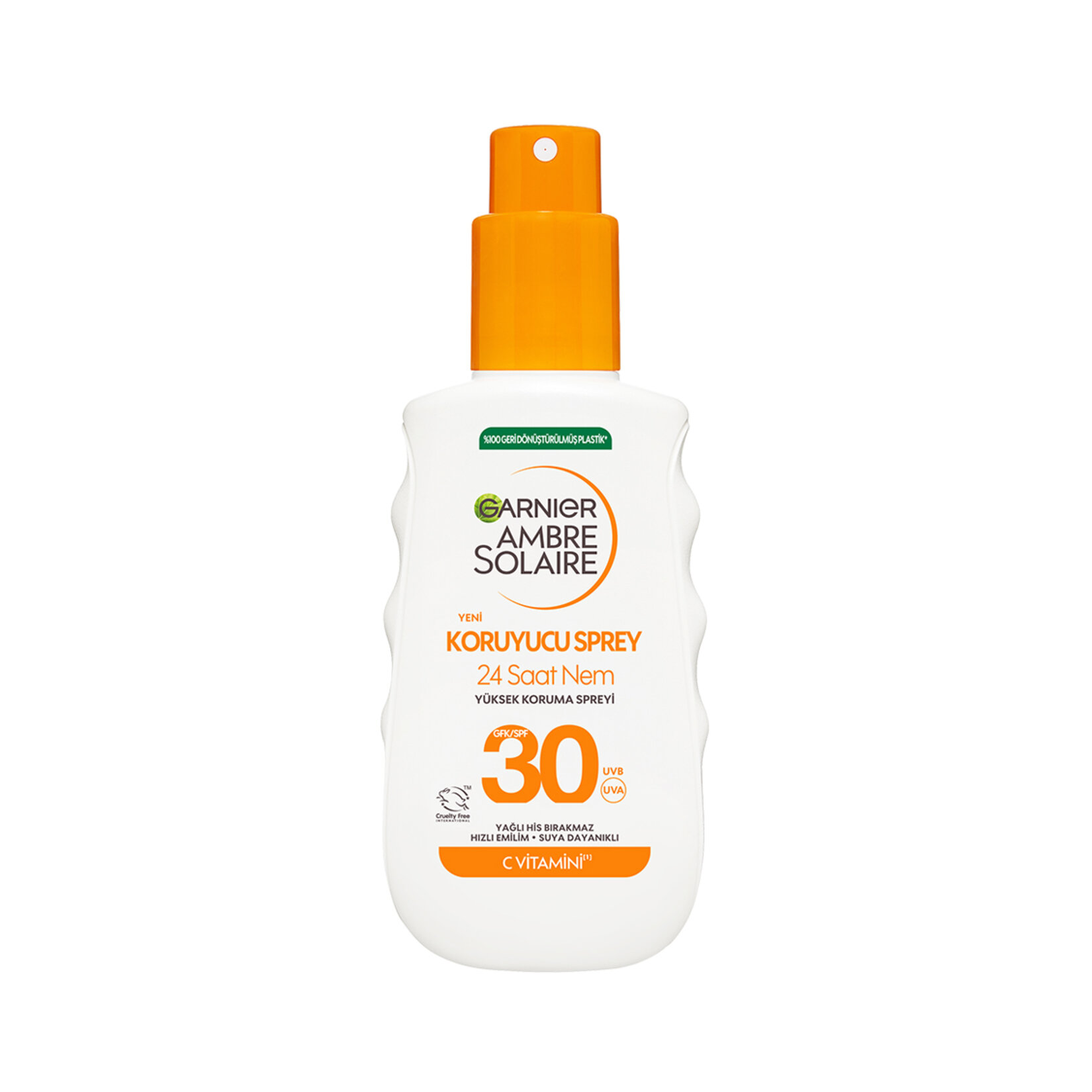 Garnier Ambre Solarie 24 Saat Nem Veren Yüksek Koruyucu Sprey SPF 30 150 ml