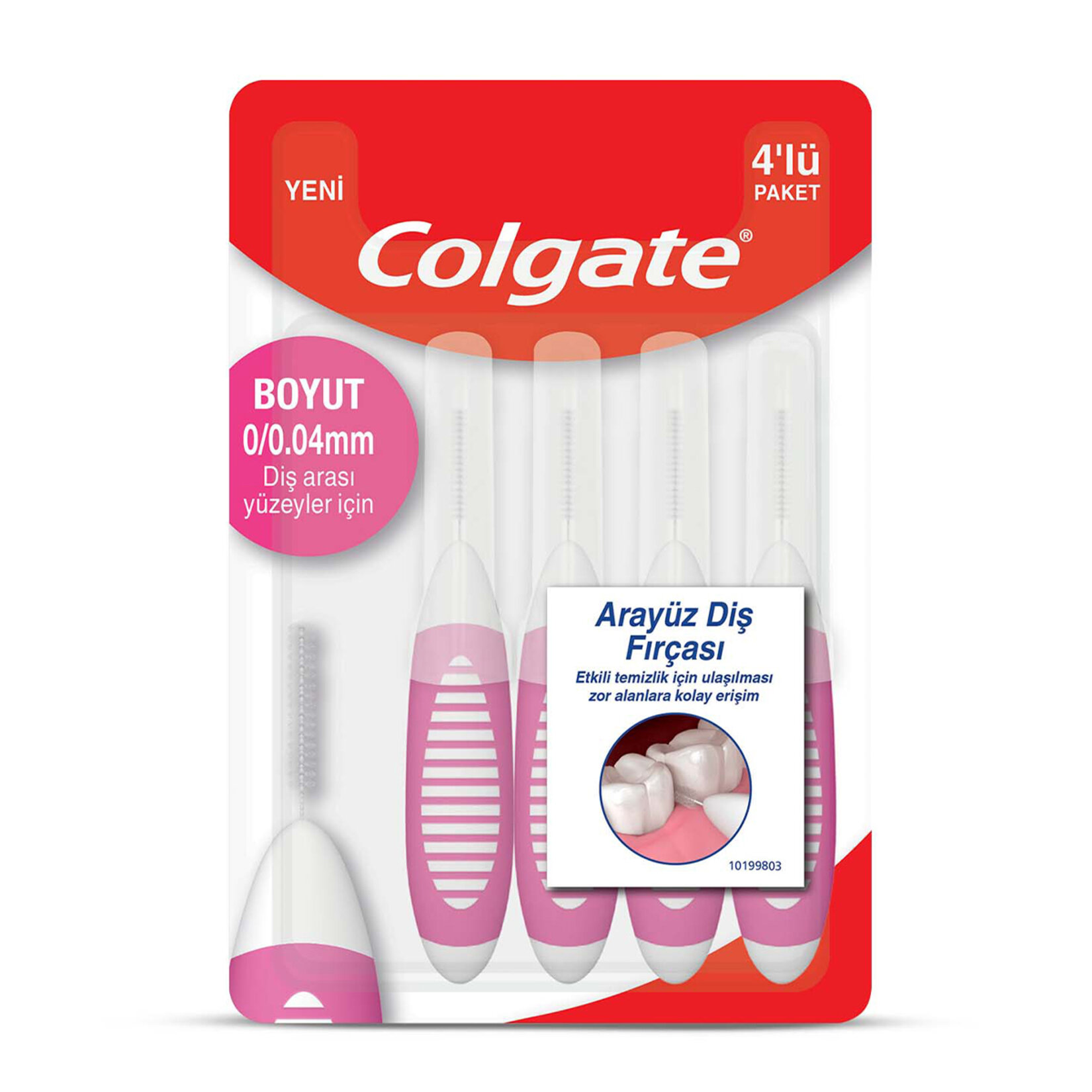 Colgate Diş Arasi Firçasi 4 Mm 4'lü