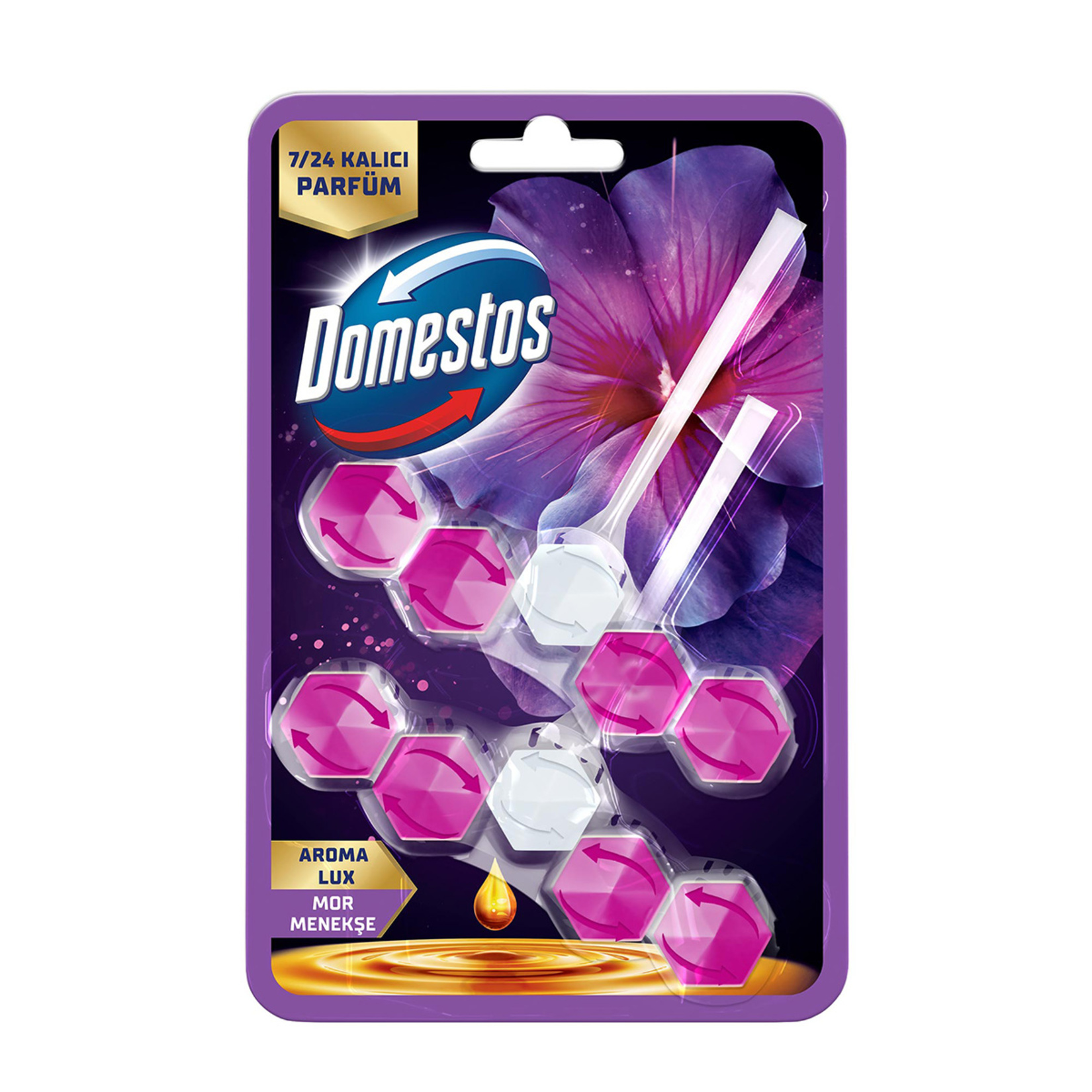 Domestos Wc Blok Lux Hibiskus & Kırmızı Meyveler 2 x 50 G