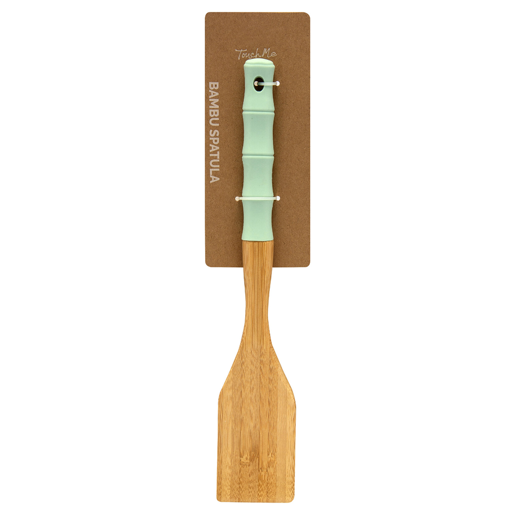 Touch Me Silikon Saplı Ahşap Spatula