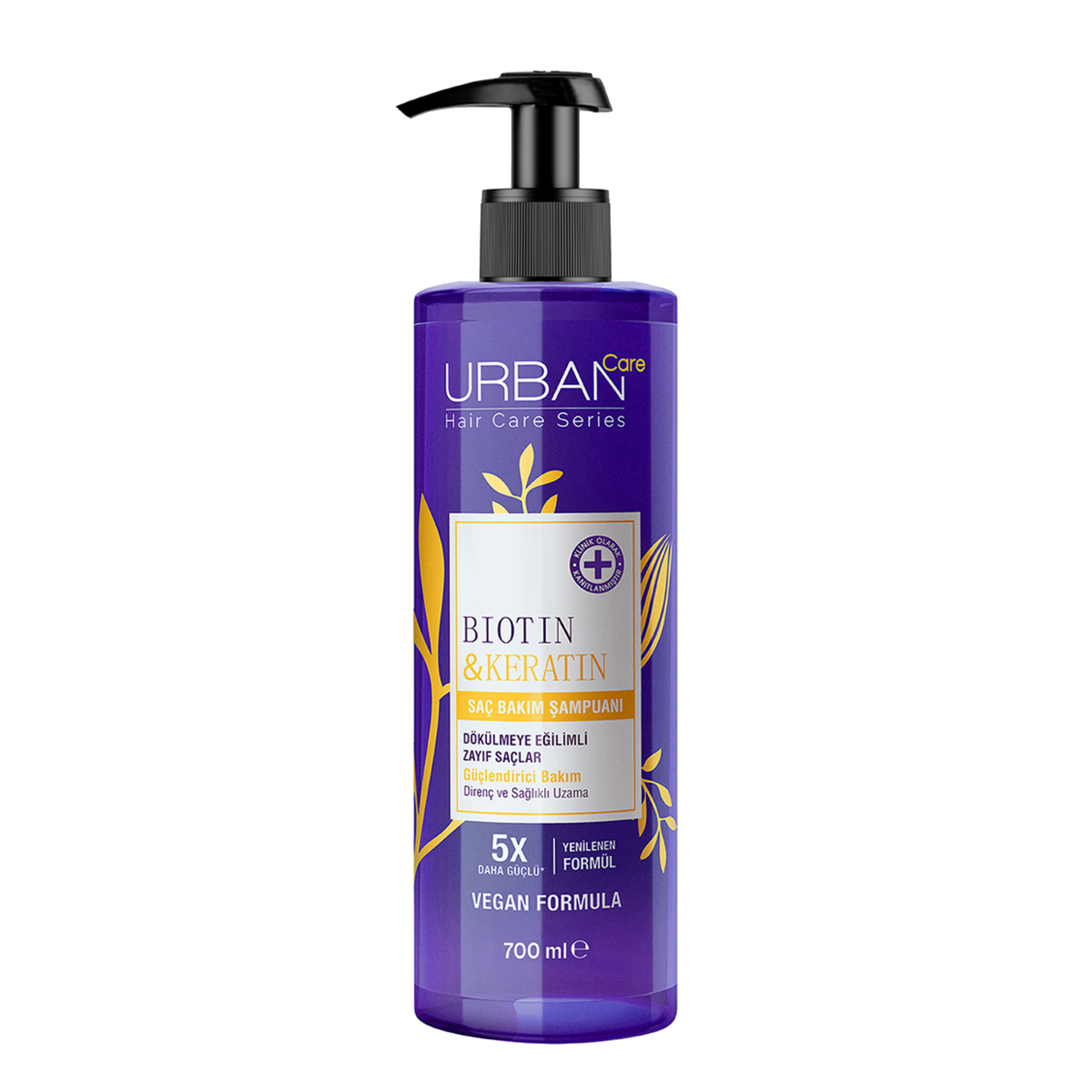 Urban Care Biotin & Keratin Dökülmeye Eğimli Saç Şampuanı 700 Ml