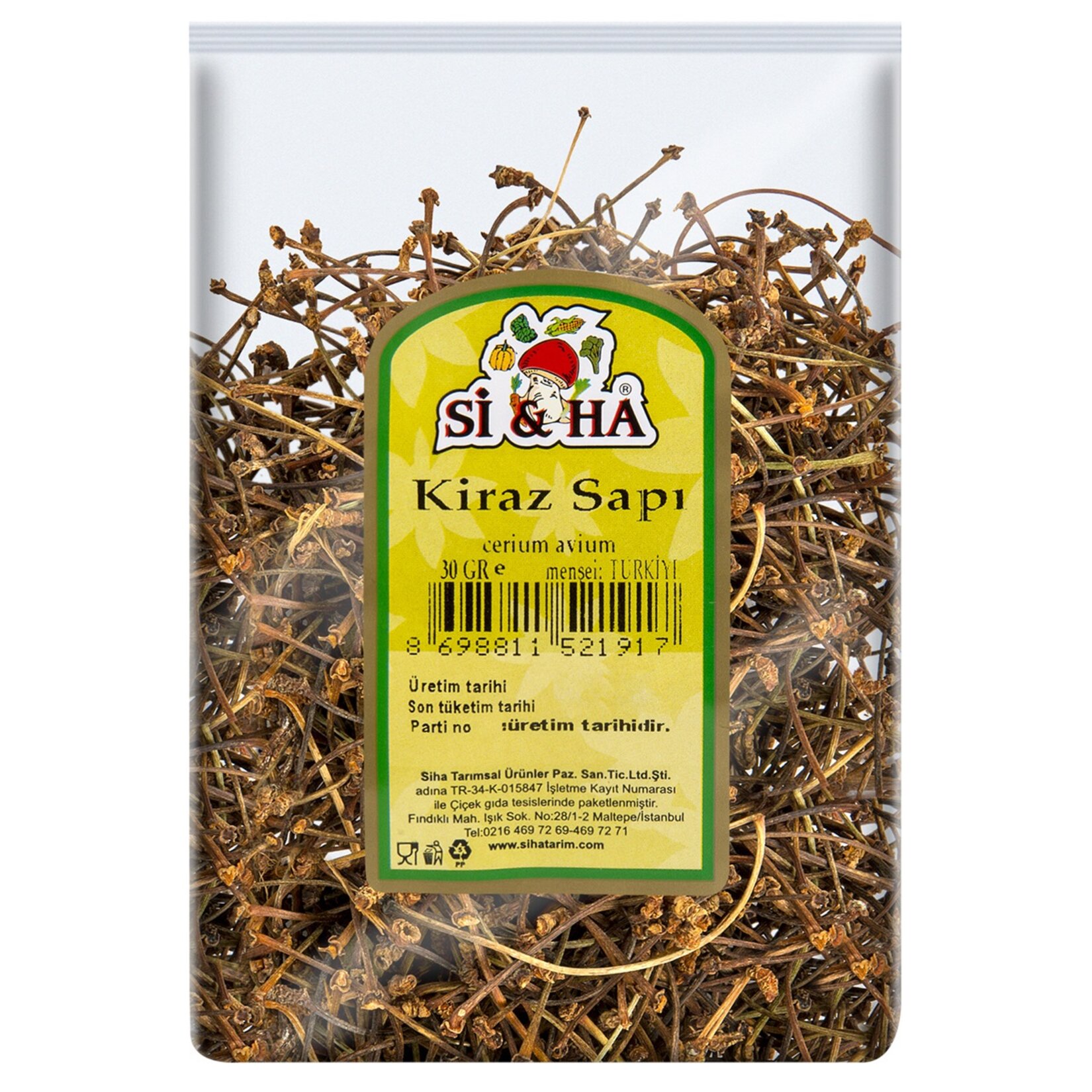 Si&Ha Kiraz Sapı 30 G