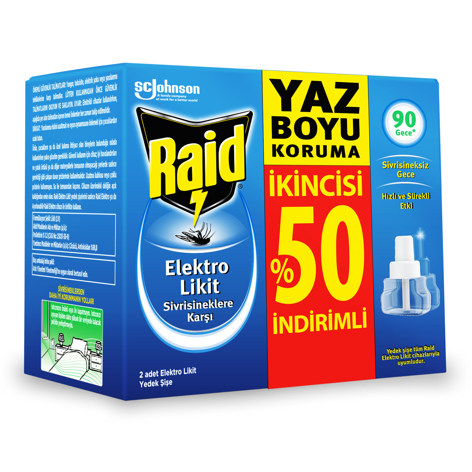 Raid Likit Yedek 45 + 45 Gece Promo