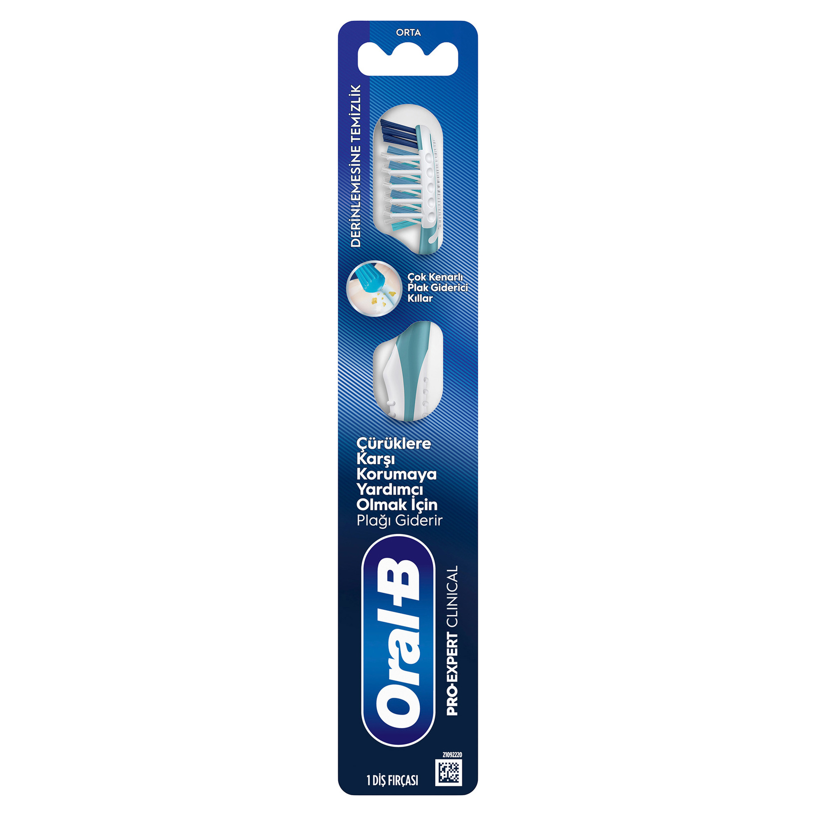Oral-B Pro-Expert Clinical Derinlemesine Temizlik Diş Fırçası Orta