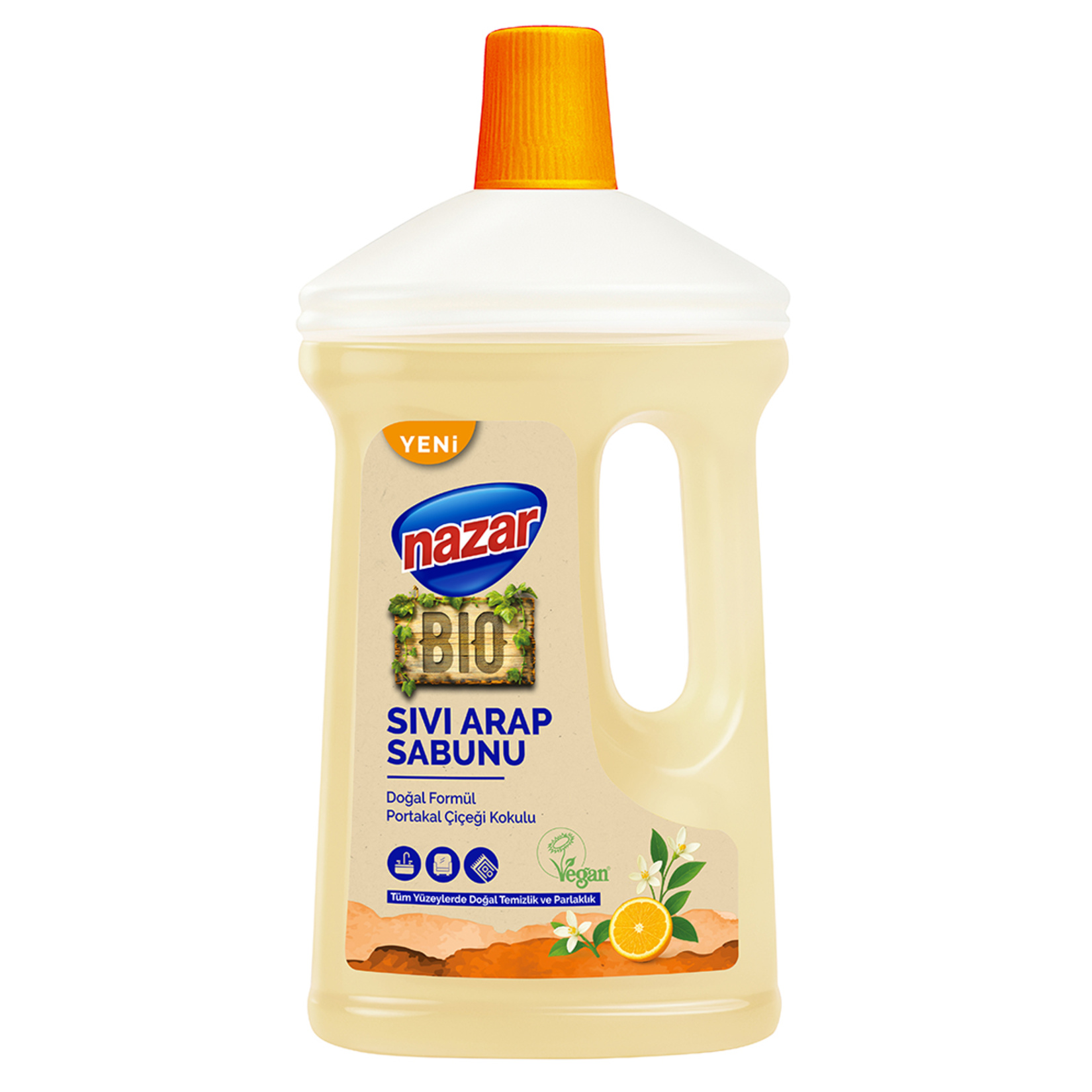 Nazar Bio Portakal Çiçeği Kokulu Sıvı Arap Sabunu