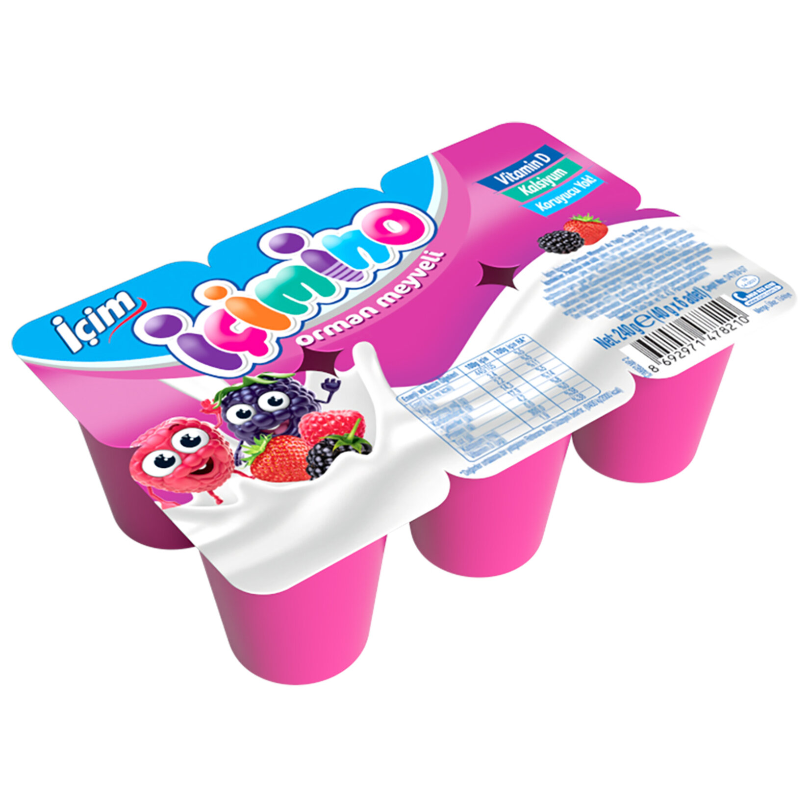 İçim İçimino Orman Meyveli Büyüme Küpü 6X40g