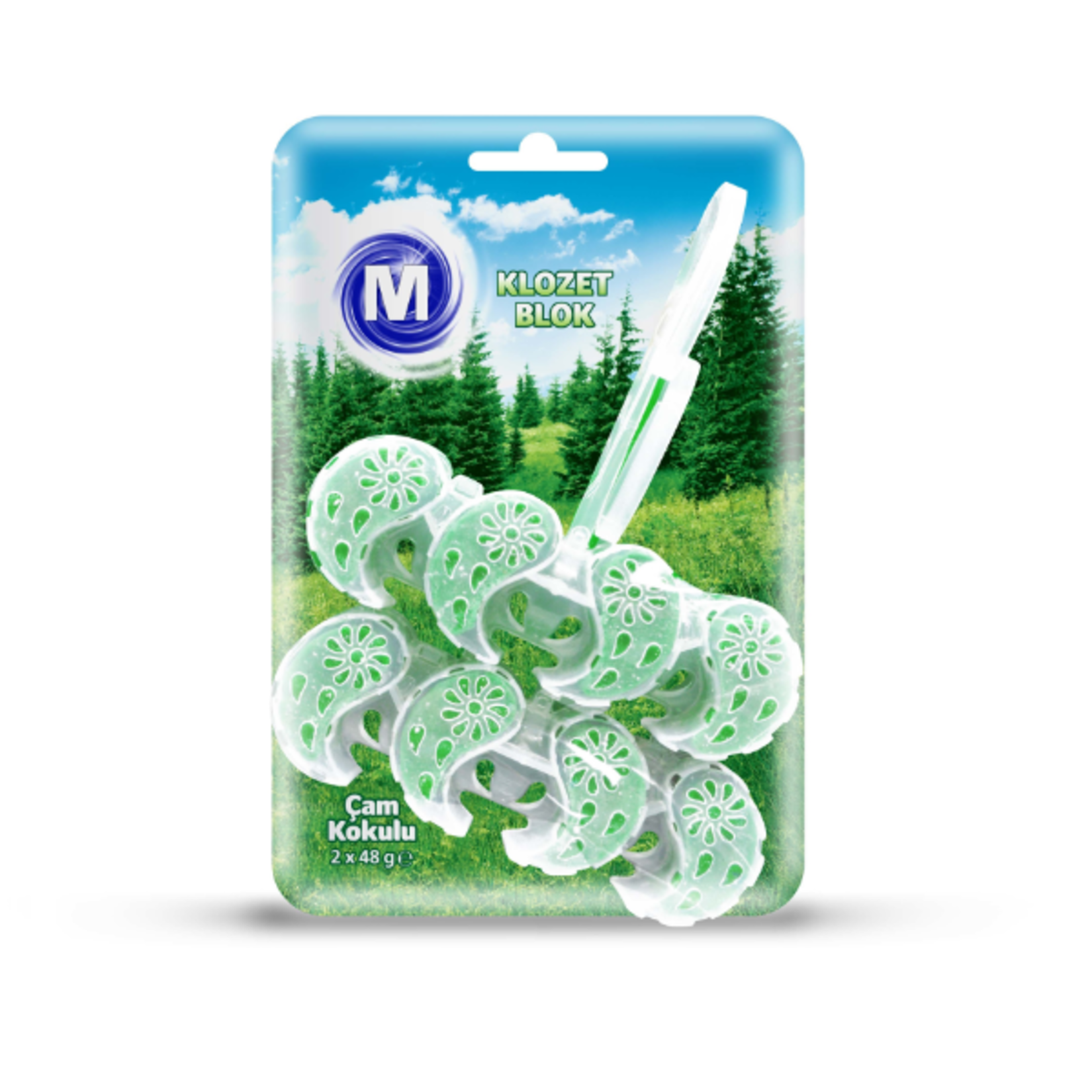 Migros Çam Kokulu Wc  Blok 2 x 48 G