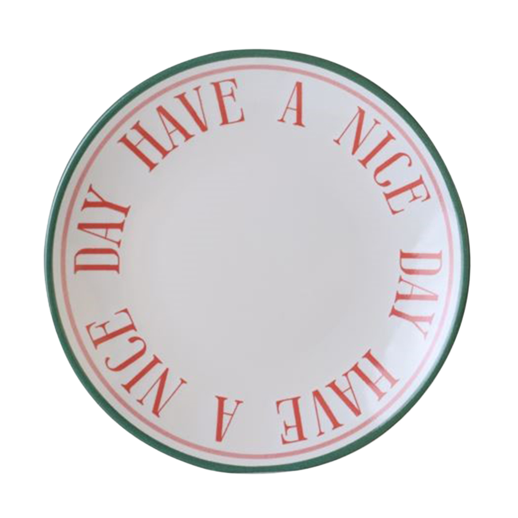 Keramika Pink Motto Pasta Tabak 20 Cm