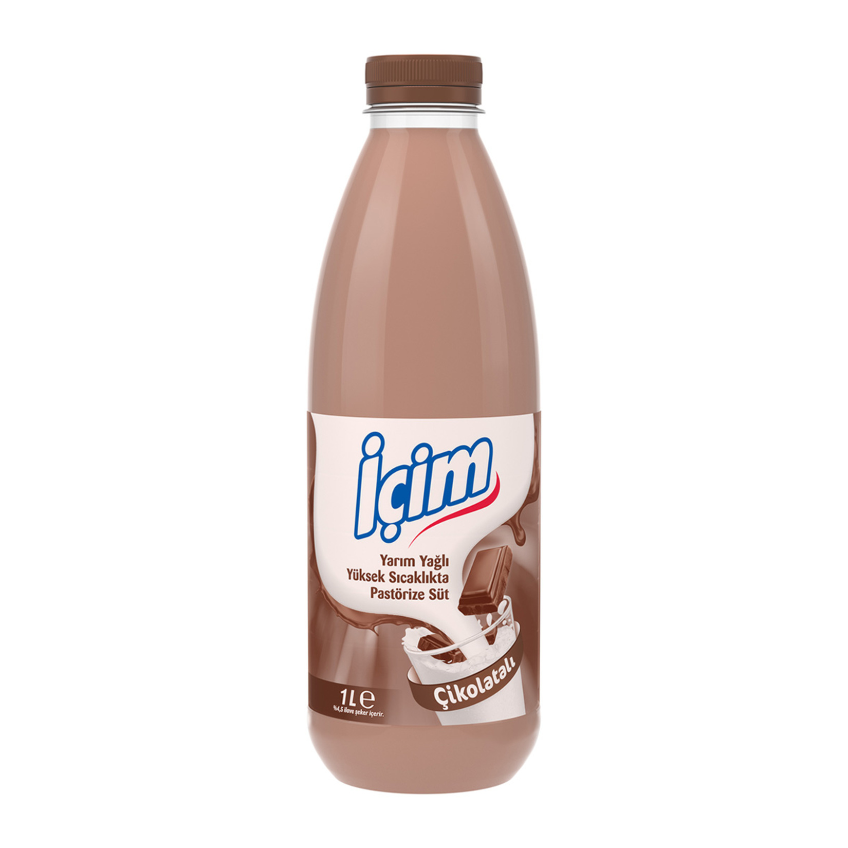 İçim Çikolatalı Pastörize Süt Pet 1 L