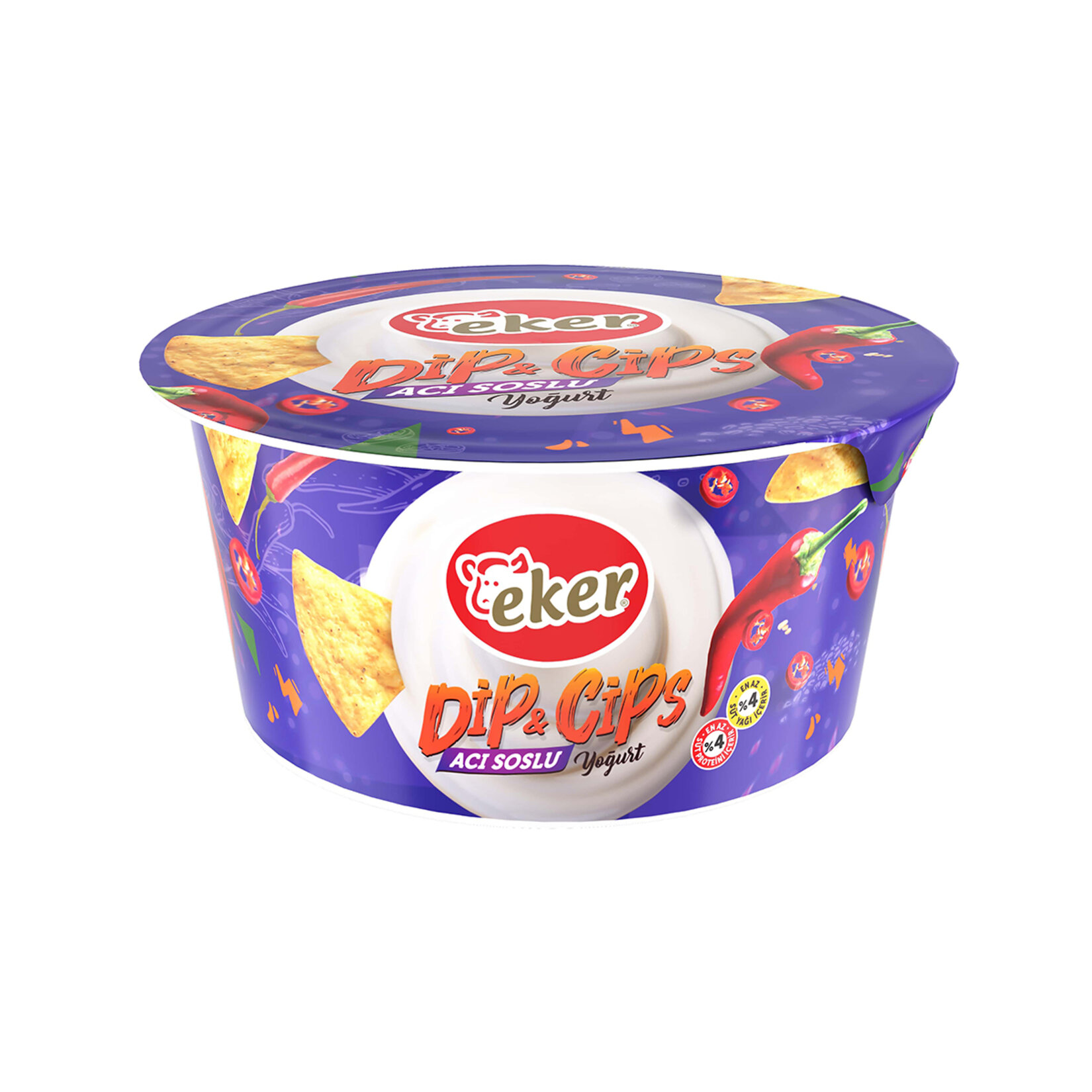 Eker Dip Cips Acı Soslu Yoğurt 125 G