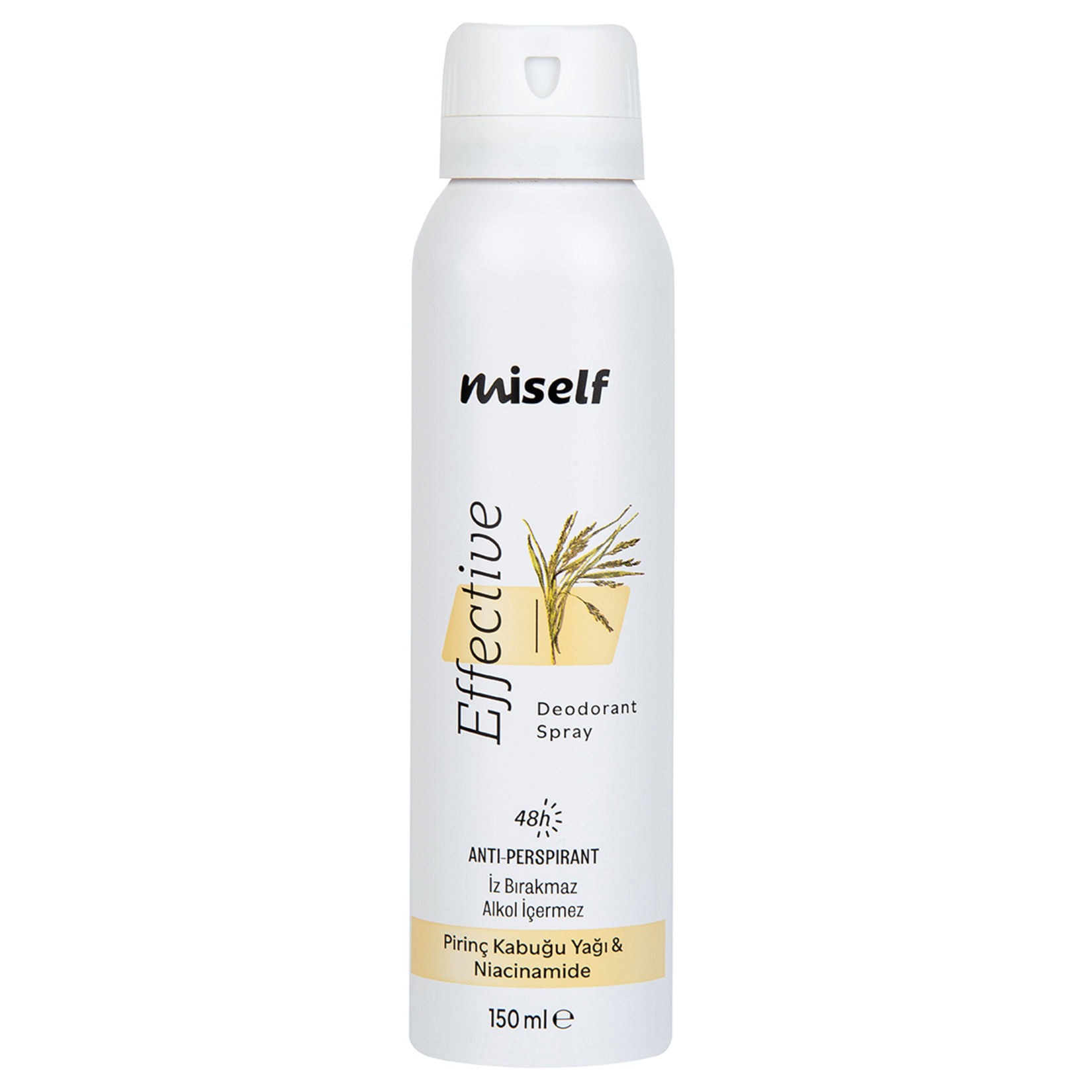 Miself Antiperspirant Deodorant Effective 150 Ml