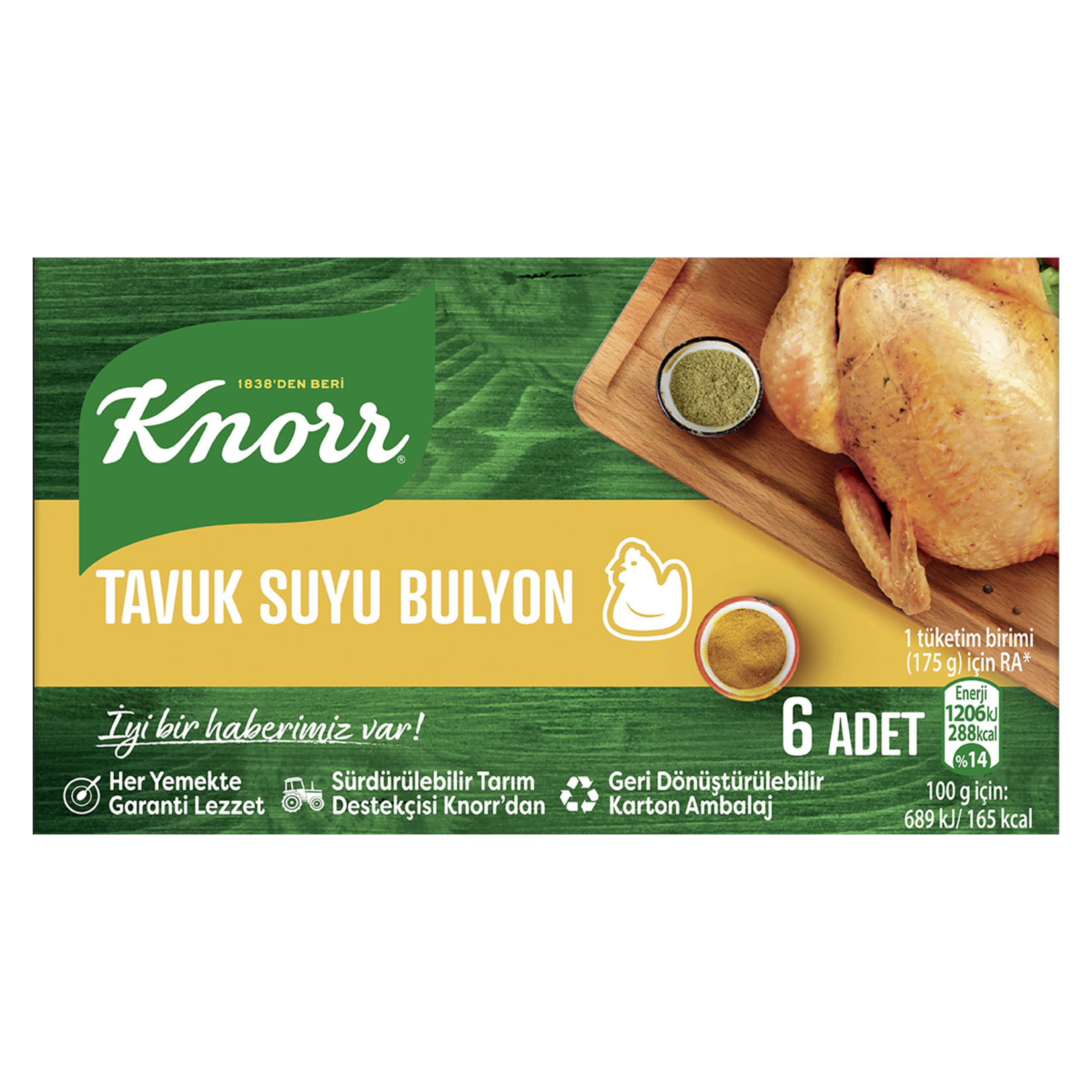 Knorr Tavuk Suyu Bulyon 60 G