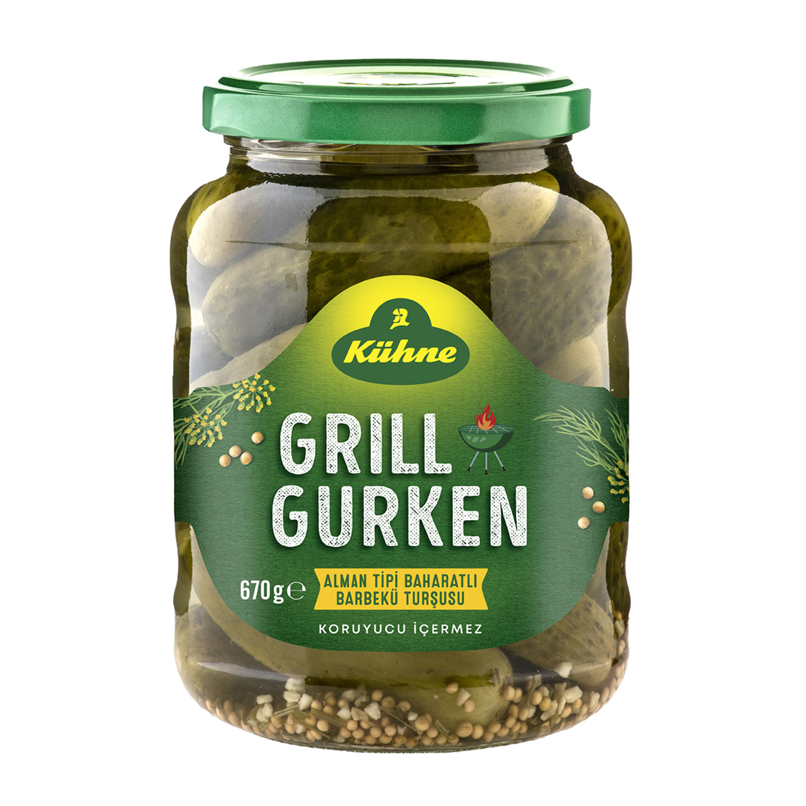 Kühne Salatalık Turşusu Alman Tipi Barbekü 670 G
