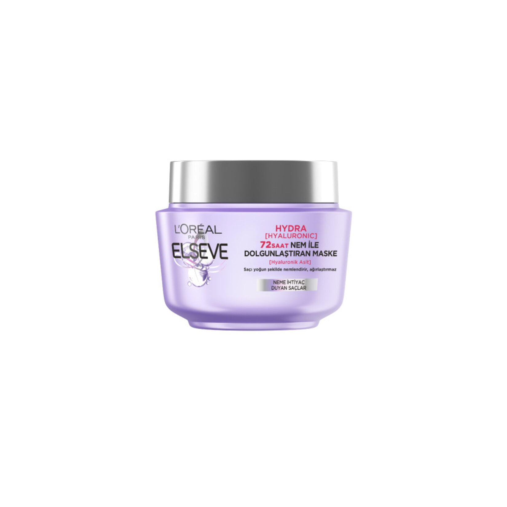 L'Oréal Paris Elseve Hydra [Hyaluronic] 72 Saat Nem ile Dolgunlaştıran Maske 300 Ml